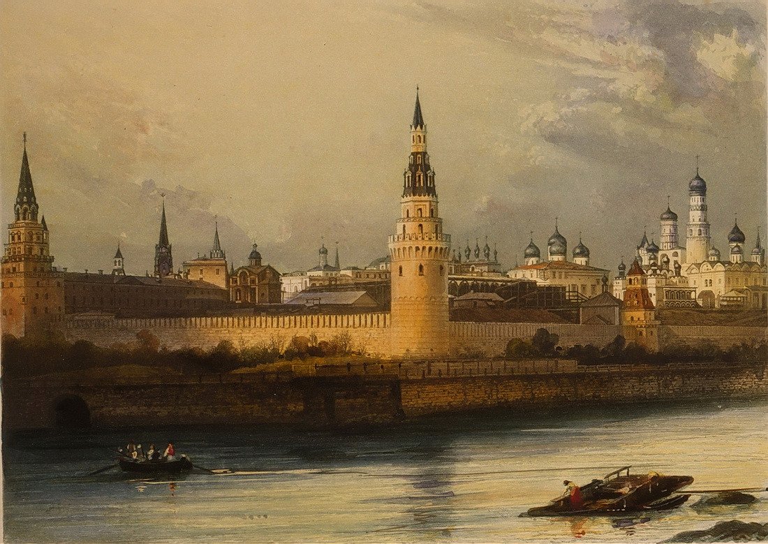 московский кремль как выглядел раньше