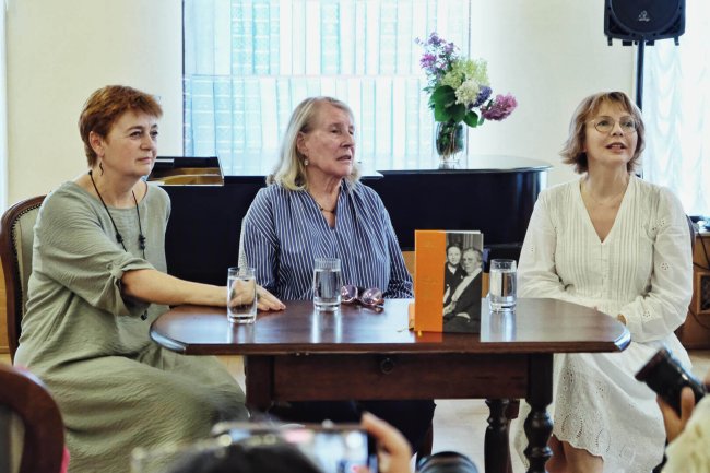 Встреча с правнучкой Льва Толстого, Мартой Альбертини