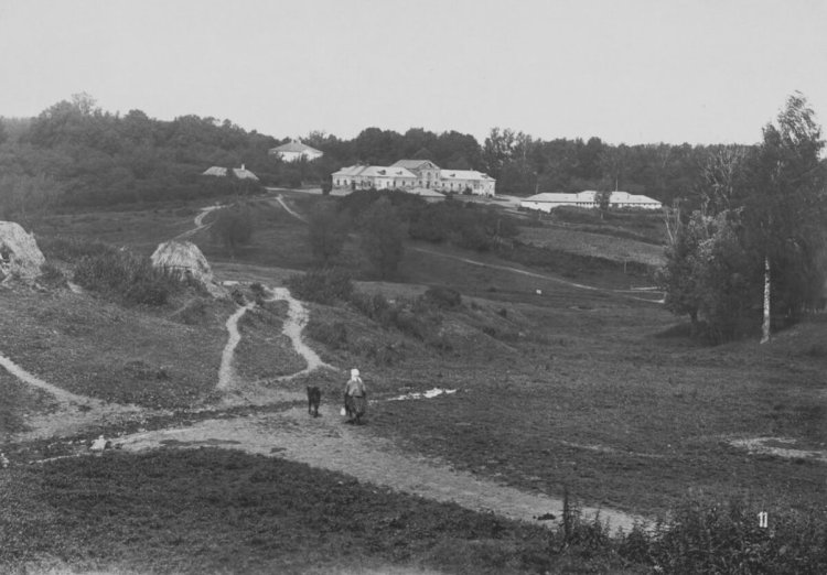 Общий вид усадьбы. Фото Булла К.К. 1908. Ясная Поляна