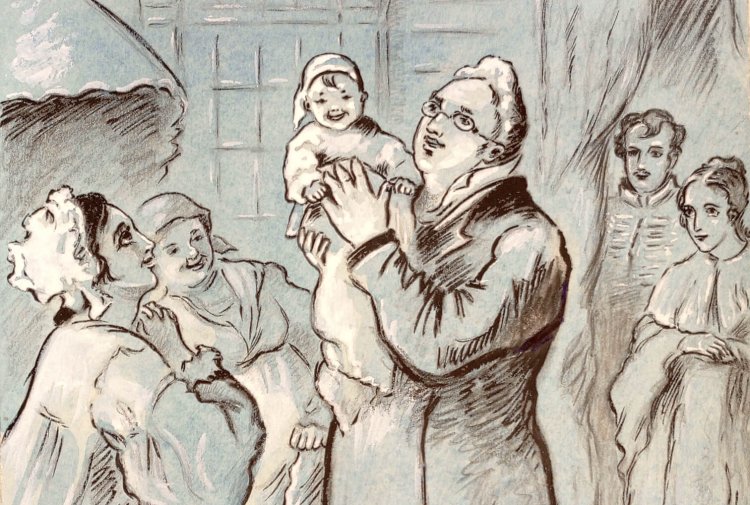 Князевская Н.А. Эпилог. Пьер и Наташа в детской. Часть I, глава XI. 1941-1945. Фрагмент