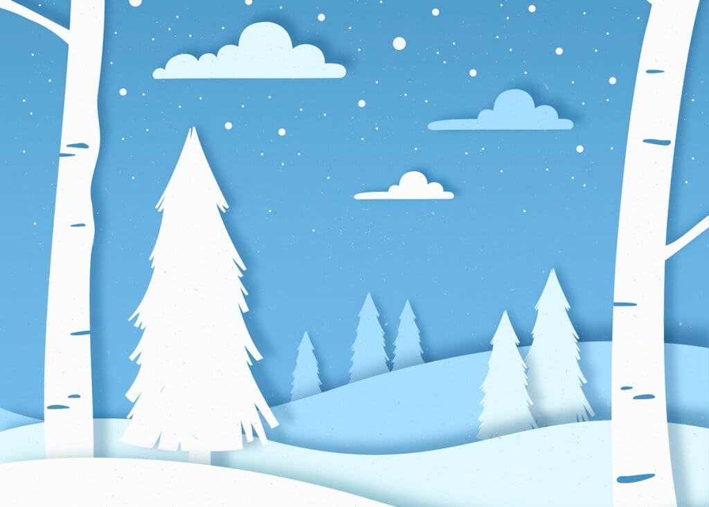 Мастер-класс «Зима в лесу»