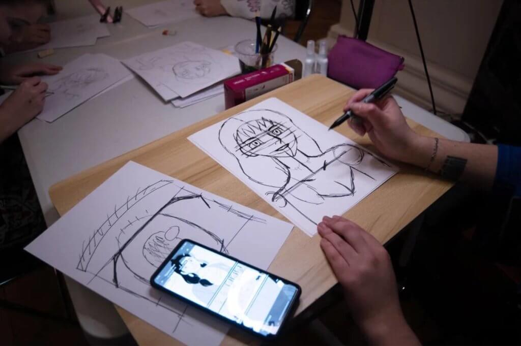 Мастер-класс «Манга: от линии до воплощения». Тема: «Непривычное в привычном»