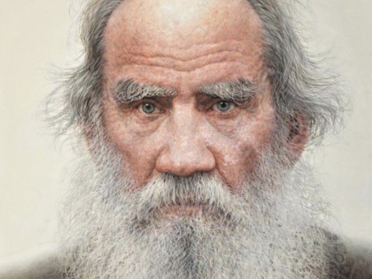 Rossin R.R. Портрет Л.Н. Толстого. 2012. Фрагмент