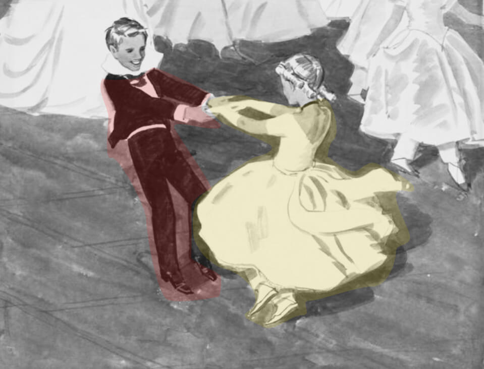 Занятие в детском Клубе исторического танца «Лансье». Занятие 5